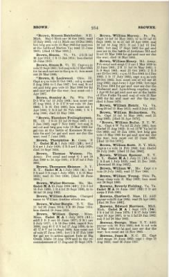 Thumbnail for US Army Historical Register - Volume 1 > Part II - Complete Alphabetical List of Commissioned Officers of the Army