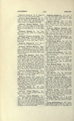 Thumbnail for US Army Historical Register - Volume 1 > Part II - Complete Alphabetical List of Commissioned Officers of the Army