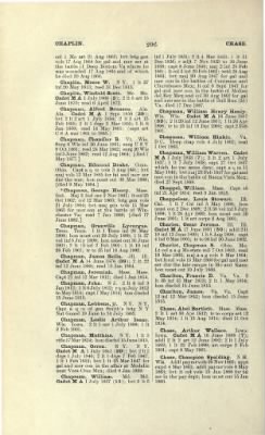 US Army Historical Register - Volume 1 > Part II - Complete Alphabetical List of Commissioned Officers of the Army