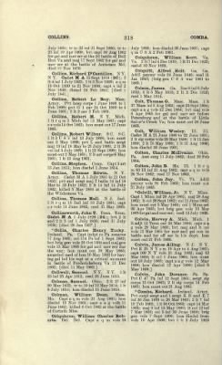 Thumbnail for US Army Historical Register - Volume 1 > Part II - Complete Alphabetical List of Commissioned Officers of the Army