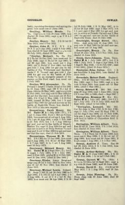 Thumbnail for US Army Historical Register - Volume 1 > Part II - Complete Alphabetical List of Commissioned Officers of the Army