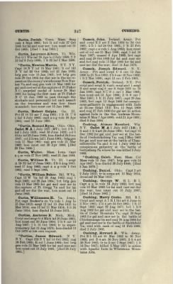 Thumbnail for US Army Historical Register - Volume 1 > Part II - Complete Alphabetical List of Commissioned Officers of the Army