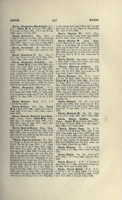 Thumbnail for US Army Historical Register - Volume 1 > Part II - Complete Alphabetical List of Commissioned Officers of the Army