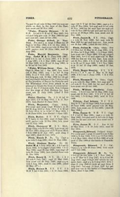 Thumbnail for US Army Historical Register - Volume 1 > Part II - Complete Alphabetical List of Commissioned Officers of the Army