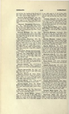 Thumbnail for US Army Historical Register - Volume 1 > Part II - Complete Alphabetical List of Commissioned Officers of the Army