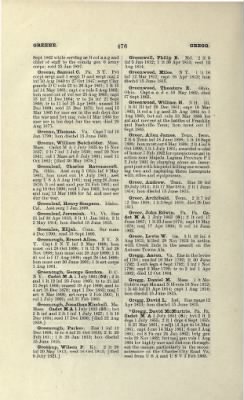 Thumbnail for US Army Historical Register - Volume 1 > Part II - Complete Alphabetical List of Commissioned Officers of the Army