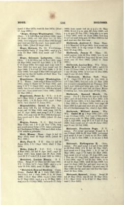 Thumbnail for US Army Historical Register - Volume 1 > Part II - Complete Alphabetical List of Commissioned Officers of the Army