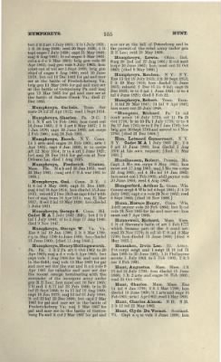 Thumbnail for US Army Historical Register - Volume 1 > Part II - Complete Alphabetical List of Commissioned Officers of the Army