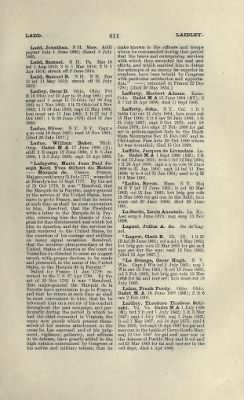 Thumbnail for US Army Historical Register - Volume 1 > Part II - Complete Alphabetical List of Commissioned Officers of the Army