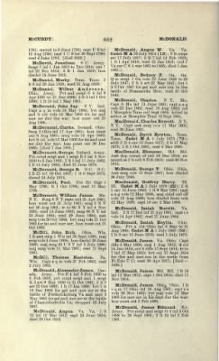 US Army Historical Register - Volume 1 > Part II - Complete Alphabetical List of Commissioned Officers of the Army