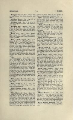 Thumbnail for US Army Historical Register - Volume 1 > Part II - Complete Alphabetical List of Commissioned Officers of the Army