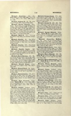 US Army Historical Register - Volume 1 > Part II - Complete Alphabetical List of Commissioned Officers of the Army