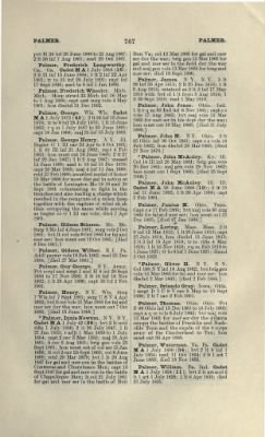 Thumbnail for US Army Historical Register - Volume 1 > Part II - Complete Alphabetical List of Commissioned Officers of the Army