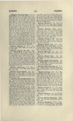 US Army Historical Register - Volume 1 > Part II - Complete Alphabetical List of Commissioned Officers of the Army