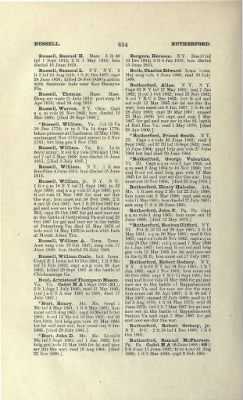 US Army Historical Register - Volume 1 > Part II - Complete Alphabetical List of Commissioned Officers of the Army