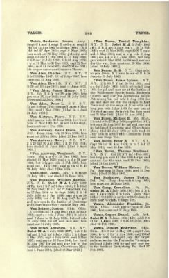 US Army Historical Register - Volume 1 > Part II - Complete Alphabetical List of Commissioned Officers of the Army