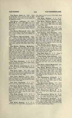 Thumbnail for US Army Historical Register - Volume 1 > Part II - Complete Alphabetical List of Commissioned Officers of the Army