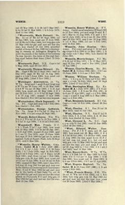 Thumbnail for US Army Historical Register - Volume 1 > Part II - Complete Alphabetical List of Commissioned Officers of the Army