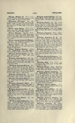 Thumbnail for US Army Historical Register - Volume 1 > Part II - Complete Alphabetical List of Commissioned Officers of the Army