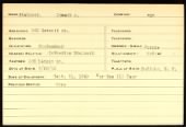 US, New York 174th Regiment Service Cards, 1936-1940 record example