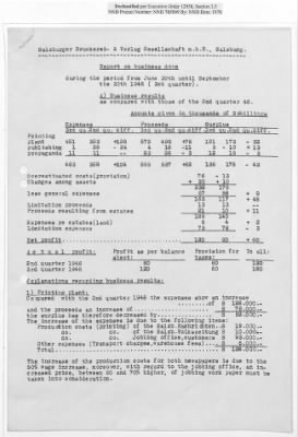 Records of Property Released from Salzburg > S7.0020 Sa Salzburger Druckerei Und Verlag GmbH: Balance Sheets