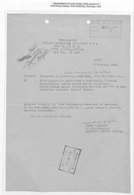 Records of Property Released from Salzburg > S7.0023 St.J. Deutsche Versuchstalt Für Luftfahrt (ELMA)