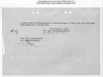 Thumbnail for Reports on Trusteeships > Sch 141a Dipl. Ing. C. Walter & Co.: Correspondence