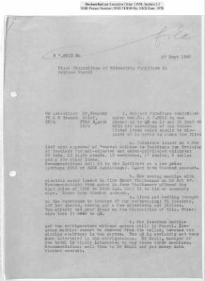 Thumbnail for Records of Property Released from Salzburg > S7.8015 Sa Reichsaussenminister (Von Ribbentrop)