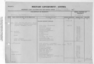 Thumbnail for Reports on Trusteeships > Sch 358 Property of Johanna Fischer: Correspondence and Reports