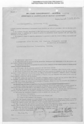 Reports on Trusteeships > Sch 360 Property of Reichsbahn-Beamten Versorgung: Correspondence and Reports