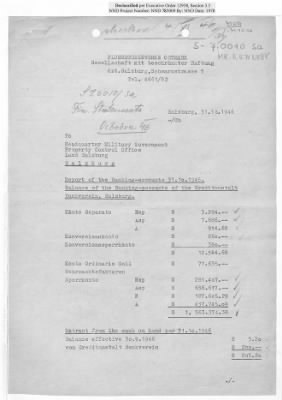 Thumbnail for Reports on Trusteeships > Sch 119 Flugmotorenwerke GmbH:Reports