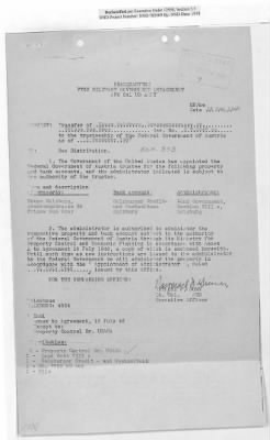 Thumbnail for Reports on Trusteeships > Sch 373 Property Of Prinz Von Croy'sche: Correspondence And Report