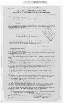 Thumbnail for Cases and Reports Relating to Property and Equipment Released by Vienna Area Command (VAC) to the Austrian Government > V1.1723/XIX Margarethe Quittner