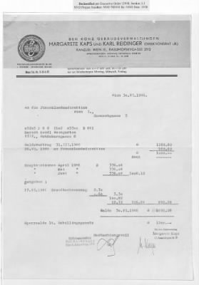 Thumbnail for Cases and Reports Relating to Property and Equipment Released by Vienna Area Command (VAC) to the Austrian Government > V1.1741/VIII Regina Schwarzbach