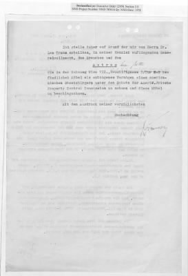 Thumbnail for Cases and Reports Pertaining to Property Administered by the Vienna Area Command (VAC) > PC/V/II/81 Herman And Rachela Wenkart