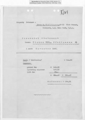 Cases and Reports Pertaining to Property Administered by the Vienna Area Command (VAC) > PC/V/II/104 William And Irene Holborn