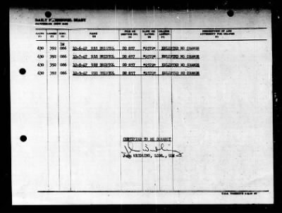 Thumbnail for Bristol (DD-857) > 1947