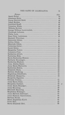 Volume XVII > Names of Foreigners who took the Oath of Allegiance, 1727-1775.