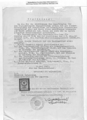 Thumbnail for Cases and Reports Pertaining to Property Administered by the Vienna Area Command (VAC) > PC/V/IX/100 Ronald Caroll (Bronislav Goldman) (January 1947-February 1948)