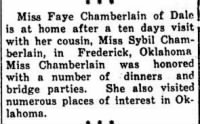 Faye B. Chamberlain 1931 Visits Sybil Chamberlain.JPG