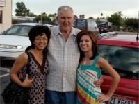 Vernon Quentin Jones, wife Rebecca and daughter Lynn Sue