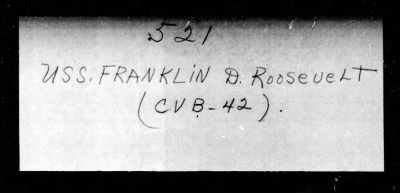 Franklin D Roosevelt (CVB-42) > 1946