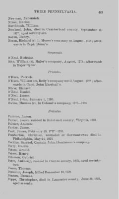 Volume X > Continental Line. Third Pennsylvania. January 1, 1777-November 3, 1783.