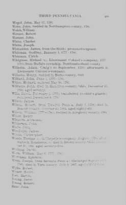 Volume X > Continental Line. Third Pennsylvania. January 1, 1777-November 3, 1783.