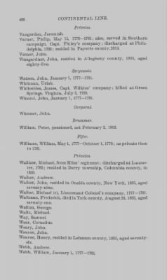 Volume X > Continental Line. Third Pennsylvania. January 1, 1777-November 3, 1783.