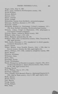 Volume X > Continental Line. Third Pennsylvania. January 1, 1777-November 3, 1783.