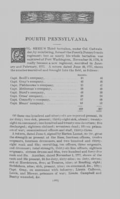 Volume X > Continental Line. Fourth Pennsylvania. January 1, 1777-November 3, 1783.