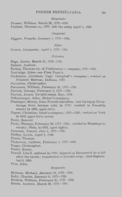 Volume X > Continental Line. Fourth Pennsylvania. January 1, 1777-November 3, 1783.