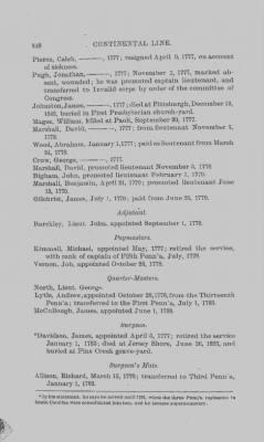 Volume X > Continental Line. Fifth Pennsylvania. January 1, 1777-January 1, 1783.