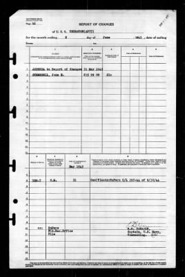 Thurston (AP-77) > 1945